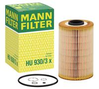 MANN-FILTER HU 930/3 x Filtro olio per BMW 5 Sedan (E34) 5 Sedan (E28) 7 (E32)