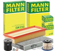 Mann Filter Kit Diagnosi Auto Adatto A per Peugeot 508+Sw I 8E/8D 2.0 HDI 200