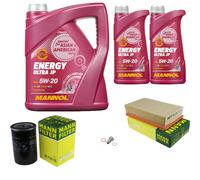 MANN-FILTER Pacchetti Di Ispezione MANNOL 7 L Energy 5W-20 Per BMW 3er Cabriolet
