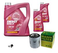 MANN-FILTER Pacchetti Di Ispezione MANNOL 7 L Energy 5W-20 Per Dodge Avenger