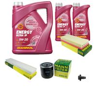MANN-FILTER Pacchetti Di Ispezione MANNOL 7 L Energy 5W-20 Per Ford Mondeo III