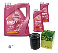MANN-FILTER Pacchetti Di Ispezione MANNOL 7 L Energy 5W-20 Per Mitsubishi Mirage