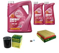 MANN-FILTER Pacchetti Di Ispezione MANNOL 7 L Energy 5W-20 Per Nissan Almera I
