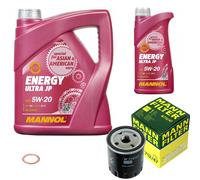 MANN-FILTER Pacchetti Di Ispezione MANNOL Energy 5W-20 6L Per Renault 9 1.7