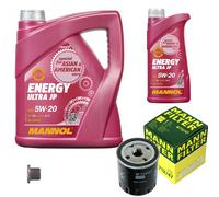 MANN-FILTER Pacchetti Di Ispezione MANNOL Energy 5W-20 6L Per Renault 9 1.7