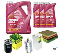 Mann-Filter Pacco Ispezione mannol 8 L Energia 5W-20 per Porsche 911 Cabriolet