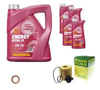 Mann-Filter Pacco Ispezione mannol 9 L Energia 5W-20 per Lexus Rx 450h AWD 350