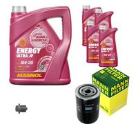 Mann-Filter Pacco Ispezione mannol 9 L Energia 5W-20 per Porsche 911
