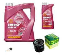 Mann-Filter Pacco Ispezione mannol Energia 5W-20 6L per Mazda Kia 3 BK Bl 2