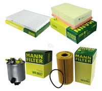 MANN-FILTER Per Set Aria Interno Olio Carburante Renault HY 2.0 DCI 4X4