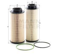 Filtro carburante MANN-FILTER PU 10 003-2 x