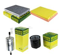 MANN-FILTER Set Aria Abitacolo Olio Carburante per VW Fox 5Z1 5Z3 1.4