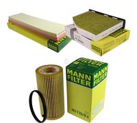 MANN-FILTER Set Aria Abitacolo Olio per VW Jetta IV 162 163 2.5 Beetle 5C1 1K2