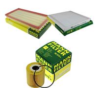 MANN-FILTER Set Aria Abitacolo Olio Volvo S40 I Vs 2.0 V40 Familiare per VW 1.8