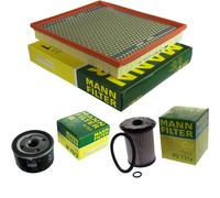 MANN-FILTER Set Aria Carburante Olio Per Nissan Interstar Bus X70 DCI 80 Furgone