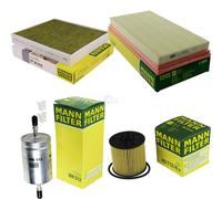MANN-FILTER Set Aria Interna Olio Carburante Per VW Polo 9N_ 1.4 FSI