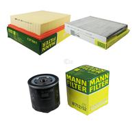 MANN-FILTER SET Aria Interna Olio Per VW Golf III Variant 1H5 1.4 Vento 1H2 1.6