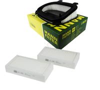 MANN-FILTER Set Aria Interna Per BMW X3 F25 SDrive 18 D XDrive20D XDrive30D