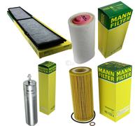 MANN-FILTER Set Aria Interno Olio Carburante Per BMW 3 Serie E90 320d 318d E91