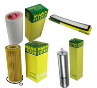 MANN-FILTER Set Aria Interno Olio Carburante Per BMW X3 E83 2.0 D