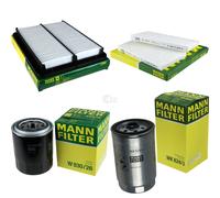 MANN-FILTER Set Aria Interno Olio Carburante Per KIA Sorento I JC 2.5 CRDi