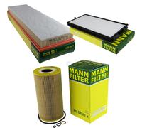 MANN-FILTER Set Aria Interno Olio Per BMW 5 Serie E34 525td 525tds Touring