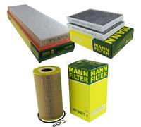 MANN-FILTER Set Aria Interno Olio Per BMW 5 Serie E39 525td 525tds Touring