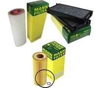 MANN-FILTER Set Aria Interno Olio Per BMW X5 E70 3.0 D 30D X6 E71 E72 30D