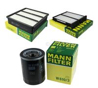 MANN-FILTER Set Aria Interno Olio Per Mitsubishi Colt V CJ_ CP_ 1300 1600 GLX
