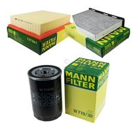 MANN-FILTER Set Aria Interno Olio Per VW Golf IV Cabriolet 1E7 2.0 10153156