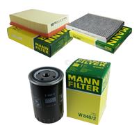 MANN-FILTER Set Aria Interno Olio Per VW Polo Classic 6KV2 90 1.9 TDI Variant