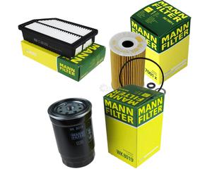 MANN-FILTER Set Aria Olio Carburante Per KIA Soul II PS 1.6 CRDi 136 128