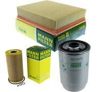 MANN-FILTER Set Aria Olio Carburante Per Land Rover Range II LP 2.5 TD