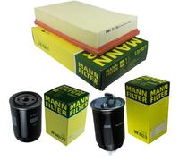 MANN-FILTER Set Aria Olio Carburante Per VW Jetta II 19E 1G2 165 1.6 TD