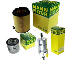 MANN-FILTER Set Aria Olio Carburante Per VW Jetta IV 162 1.2 TSI 5C1 16V