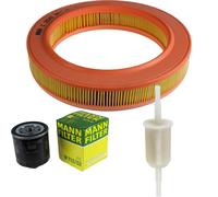 MANN-FILTER Set Aria Olio Carburante per VW Polo Scatola 86CF 1.0 Coupé 86C 80