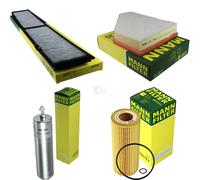 MANN-FILTER Set Aria Spazi Interni Olio Carburante per BMW 3er Coupé E92 335d