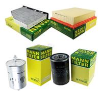 MANN-FILTER Set Aria Spazi Interni Olio Carburante per VW Golf IV Cabriolet 1E7