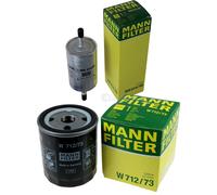 MANN-FILTER Set Di Filtri Olio E Filtro Carburante Adatto Per Mazda 3 2.0