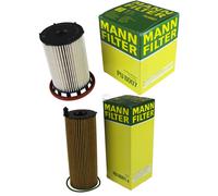 MANN-FILTER Set Di Filtri Olio E Filtro Carburante Per VW Touareg 3.0 V6 TDI 4.2
