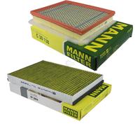 MANN-FILTER Set Filtri Abitacolo Filtro Aria per Opel Astra H Caravan