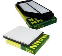 MANN-FILTER Set Filtri Filtro Abitacolo Filtro Aria per Chevrolet Spark 1.0