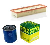 MANN-FILTER Set Filtri Filtro Olio Aria per Citroën Berlingo 1.4i