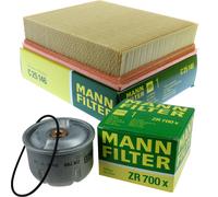 MANN-FILTER Set Filtri Filtro Olio, Aria per Land Rover Defender Stazione