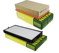 MANN-FILTER Set Filtro Aria Abitacolo per BMW 5er Touring E34 518g 518i E