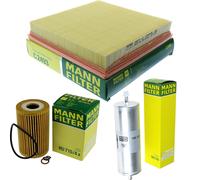 MANN-FILTER Set Filtro Aria Olio Filtro Carburante per BMW 3er Compatto E36