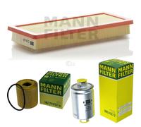 MANN-FILTER Set Filtro Aria Olio Filtro Carburante Peugeot 3008 9732169