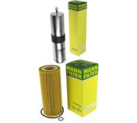 MANN-FILTER Set Filtro Olio Filtro Carburante Per BMW 3er E90 320d E91