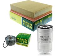 Mann-Filter Set Land Rover Defender Cabrio LD 2.5 Td5 4x4 Pick-Up LJ LT