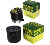 MANN-FILTER Set Olio Carburante per Nissan Murano II Z51 2.5 DCI 4x4 9695417